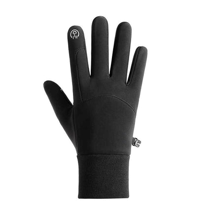 Outdoor Warm Gloves Cold-proof Anti-splashing Autumn and Winter Mountaineering Motorcycle Riding Touchscreen fleece-lined Non-slip Gloves