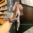 Brown dog + chocolate + double rope