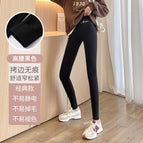Black-(German velvet classic) high waist embroidered characters / L medium code [suitable for 52.50 kg-65.00 kg]]