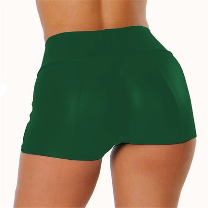 Cross-border explosions leather shorts women PU leather pants women sexy hot pants nightclub shorts DK02