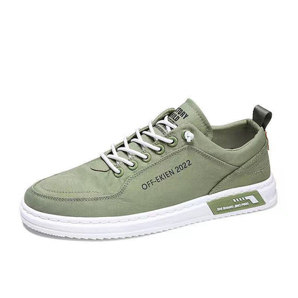 Men's Shoes Canvas Shoes Men's Breathable Lightweight Board Shoes Korean Style Trendy All-match Sports Casual Shoes Soft 2025 Spring New
