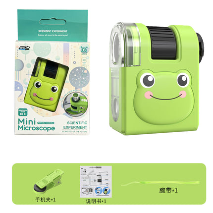 Internet Celebratory Portable Microscope Children Mini Science Experiment Primary and Secondary School Students Science Toy suit Outdoor Exploration