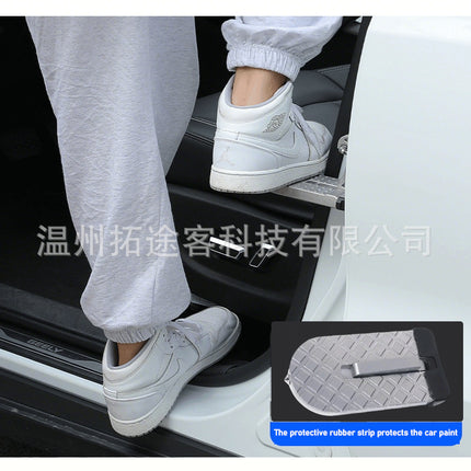 Car Assist Pedal for Climbing onto the Roof, Door Pedal, Car Door Step, Lightweight and Foldable