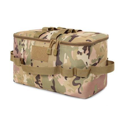Outdoor Camping Waist Bag, Tableware, Picnic Storage Bag, Military Enthusiast Multifunctional Portable Folding Handbag