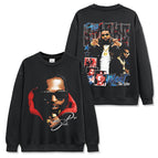 Black crew neck sweatshirt / S
