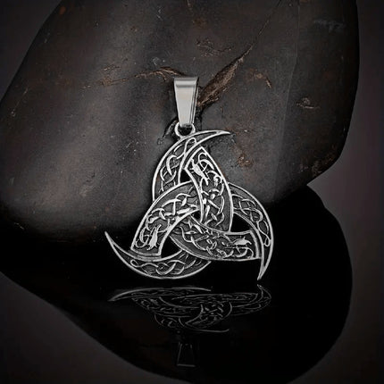 Cross-border Explosions Nordic Viking Celtic Rune Pendant Necklace Norwegian Style Jewelry Amulet Accessories for Hair