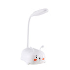 White [little bee table lamp + first gear switch + usb data cable]