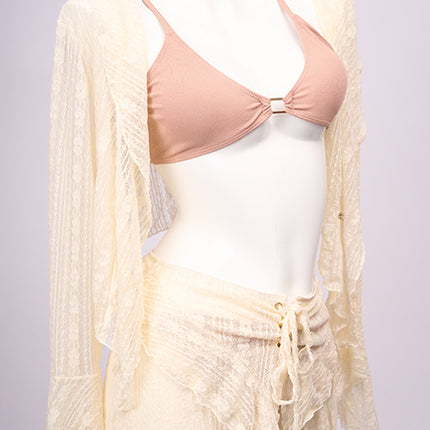 Cross-border Bikini Pure Sexy Split Swimsuit Four-piece High-end Small Chest Seaside Holiday Swimsuit New