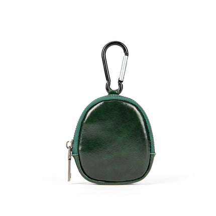 Cross-border hot-selling retro leather coin purse multi-functional first layer cowhide mini zipper small wallet wholesale