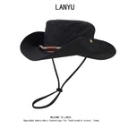 Embroidered mountain peak outdoor (black) / Free size