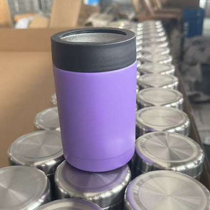 Cross-Border 12oz Double-Layer Vacuum Cold Storage Tank 304 Stainless Steel Beer Tank Outdoor Portable Car-Mounted Coke Tank Wholesale