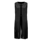782 plain vest black / S