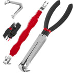 Straight power-off clamp + red handle connector