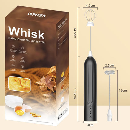 Cross-border handheld milk frother household wireless electric milk coffee mixing rod baking egg white frother