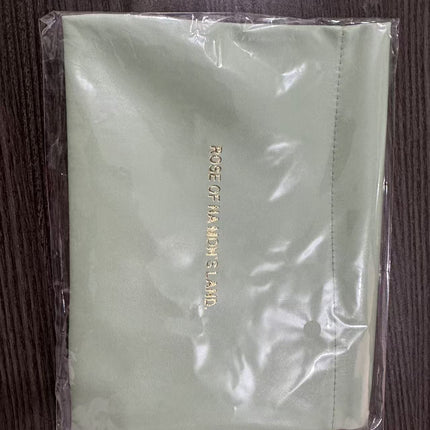 Mini Storage Bag Data Cable Automatic Closure Wired Headset Portable Bag Cosmetic Mouth Red Bag