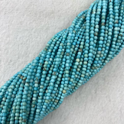Turquoise Round Beads White Pine Blue Pine Burst Loose Beads DIY Mini Beads Millet Beads Necklace Bracelet Accessories