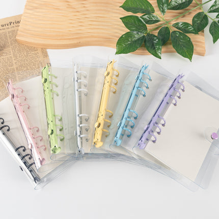 Binder storage book A5/A6/A7 color metal custom loose-leaf booklet PVC folder storage book