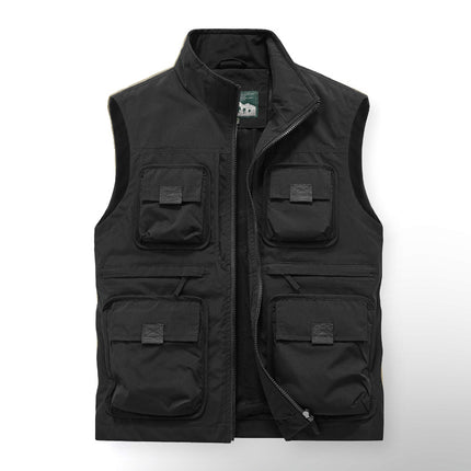 Vest Custom Printing LOGO Outdoor Mountaineering Camping Function Luya Multifunctional Summer Tooling Photography Vest