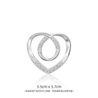 Silver small love heart
