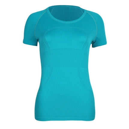 Lulu Original Standard Tech Short-Sleeved 1.0 Breathable Round Neck Women's Slim Sports Top Running Training T-Shirt Yoga Wear