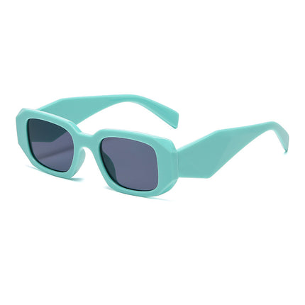2026 European and American Irregular Punk Sunglasses Retro Ins Sunglasses Street Style Small Square Frame Men's Street Style Cut-Edge Glasses