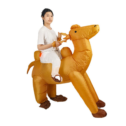 Cross-Border Popular Halloween Creative Cartoon Toys Party Activities Cute Animal Props Hippo Inflatable Costumes