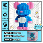 6125 standing blue pink violent bear