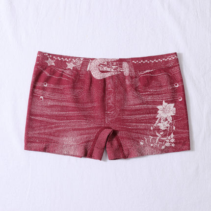 Cross-border plus size European and American-sized women's seamless underwear base wear high elastic comfortable breathable mid-waist boxer shorts