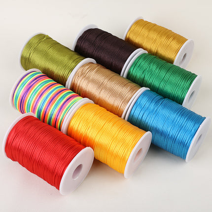 Chinese knot braided rope diy handmade line 7 Jade line jewelry accessories No. 5 South Korea red rope factory in stock wholesale