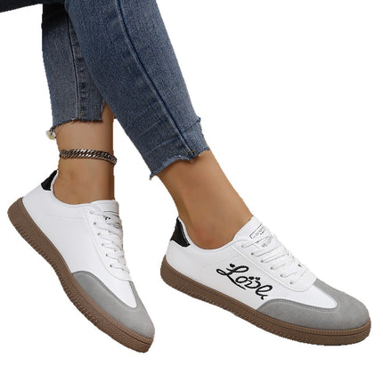 Foreign Trade Cross-Border Retro Moral Training Casual Shoes for Women 2025 Spring and Autum New Retro Leather Sports Shoes and Sneakers