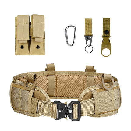 Cross-Border Cobra Buckle Tactical Waist Belt Set Outdoor Multi-Functional Nylon Quick-Release Belt Real-Life Cs Outer Belt