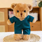 30cm [no customization] / Surgical clothing [brown lemon flower bear]