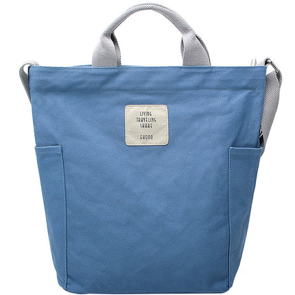 Factory Direct cotton color portable canvas bag shoulder bag female campus versatile large capacity messenger bag student bag