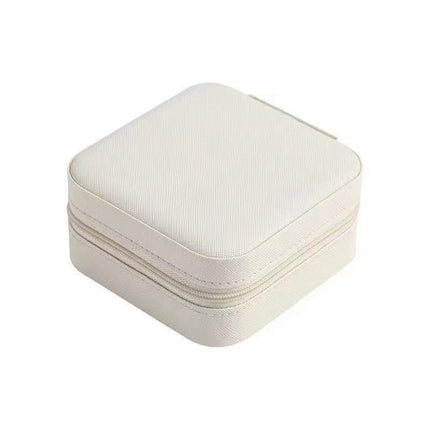 Foreign Trade Cross-Border Earrings Jewelry Jewelry Box Wholesale Creative Portable Jewelry Storage Box Zipper Jewelry Box Small Jewelry