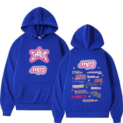 Emilia Mernes Mp3 Tour 2024 Print Hoodie Men Women's Retro H
