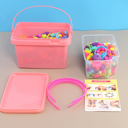 Source Factory Versatile Creative Pop Art String Beads Insert Kidsren's Beaded Toy Beads DIY Girl Bracelet Necklace