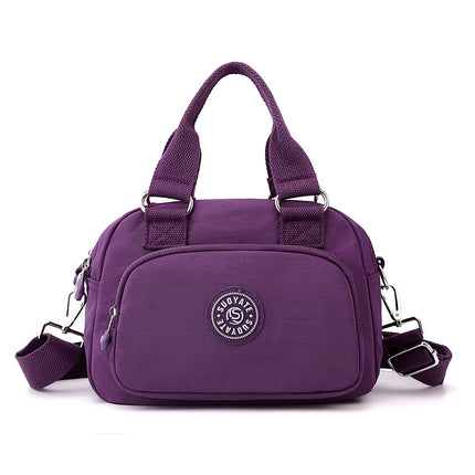 Lightweight waterproof nylon cloth bag casual messenger bag new versatile small square bag trendy women's shopping handbag
