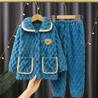 Golden turtle velvet plus velvet soft blue men / XL 165cm