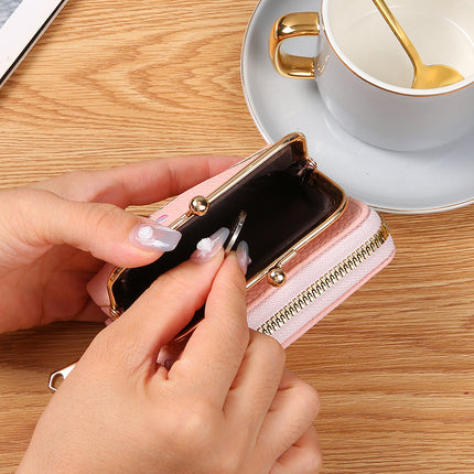 Factory direct new mini student coin purse fashion niche small wallet women's large capacity organ card bag wholesale