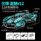 1:14 tiffany blue v12 light + power group [color box]