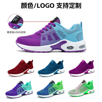 Women's Shoes 2026 Export Women's Casual Shoes Breathable Mom Shoes Lightweight Air Cushion Cross-Border Sports Shoes Women's Shoes