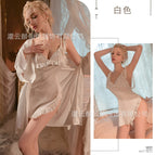 White separate jacket (robe + belt) / One size fits all