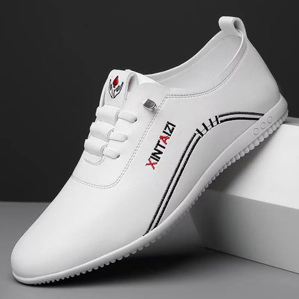 Winter Cotton Soft Leather Men's Shoes Soft Sole Men's Casual Shoes Slip-on Baita Lightweight Driving Pea Shoes Dad's Shoes