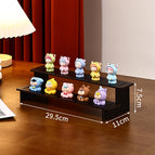 2-5 layers doll rack black [2 layers]