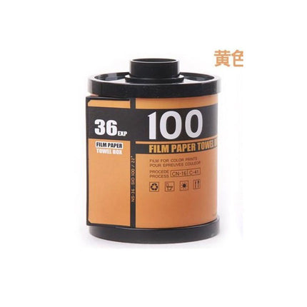 Vintage film tissue tube creative funny tissue box tissue tissue paper roll box desktop storage box tissue tube