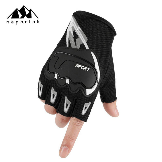 New Sports Fitness Gloves Men's Spring and Autumn Outdoor Sports Non-slip Wear-resistant Riding Mountaineering Fitness Training Gloves