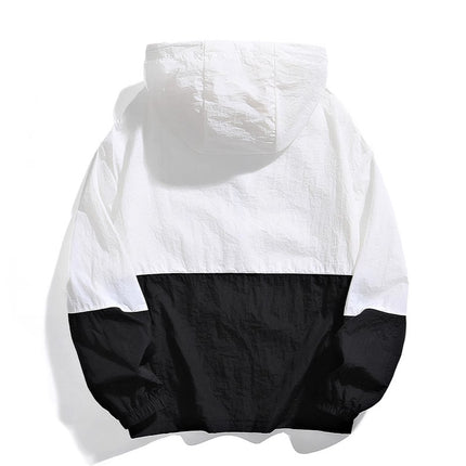 Ice Silk Cool Sun Protection Clothing Men's Summer Hooded Jacket Men's Youth Thin Breathable Fishing Outdoor Sun Protection Clothing