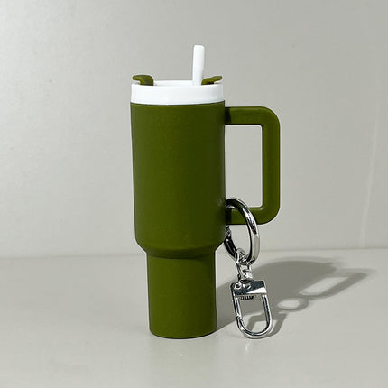 Cross-border New Product Stanley Stanley Keychain Pendant Ice Cup Keychain Can Hold Lipstick Backpack Hanging