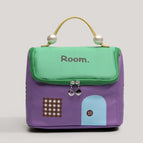 Green and purple contrasting colors