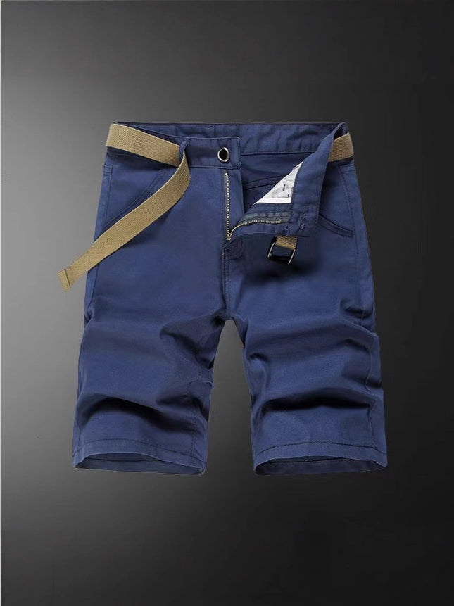 Men's Casual Shorts for Summer, Trendy Loose-Fitting Youth Mid-Length Shorts, Beach Shorts, Five-Point Pants for Outdoor Wear